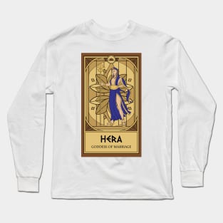 Hera Tarot Card Long Sleeve T-Shirt